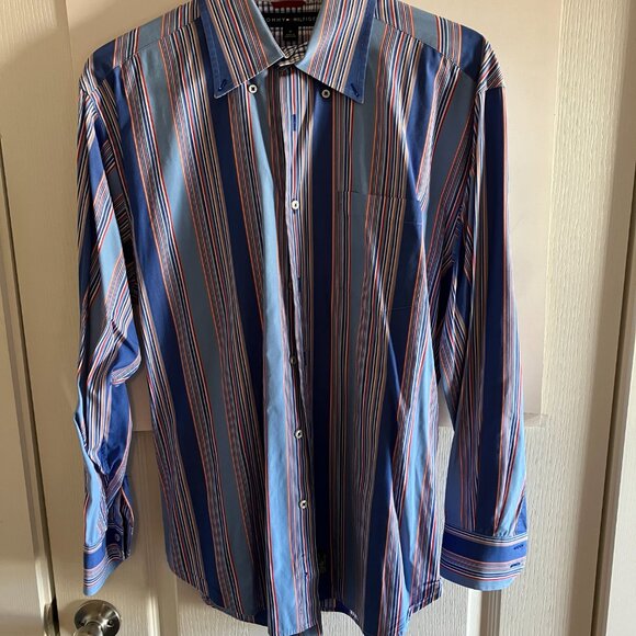 Lot of Tommy Hilfiger Button Down Shirts Size Medium 80's Style. - Picture 5 of 12